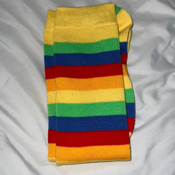 Rainbow Extra long socks (above the knees) Size M/L - Picture 3 of 3